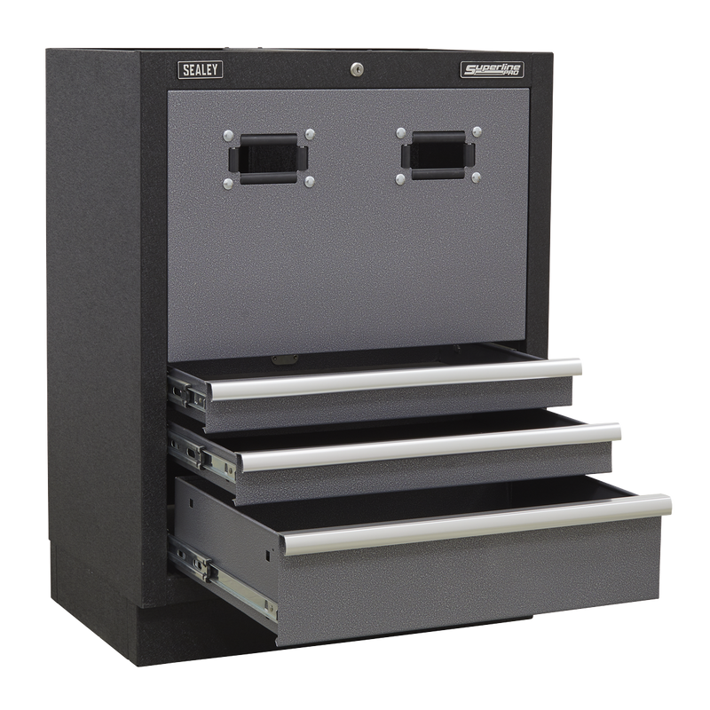 Sealey Superline PRO Modular Reel Cabinet 3 Drawer 680mm