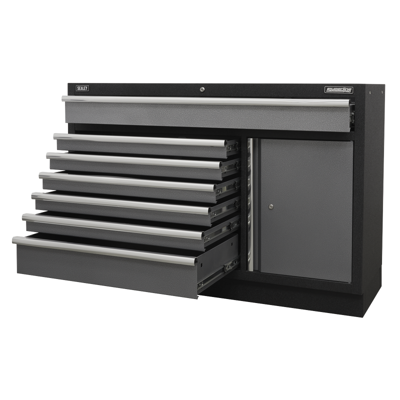 Sealey Superline PRO Modular Floor Cabinet 7 Drawer 1360mm
