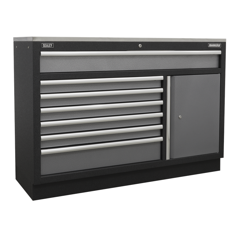 Sealey Superline PRO Modular Floor Cabinet 7 Drawer 1360mm