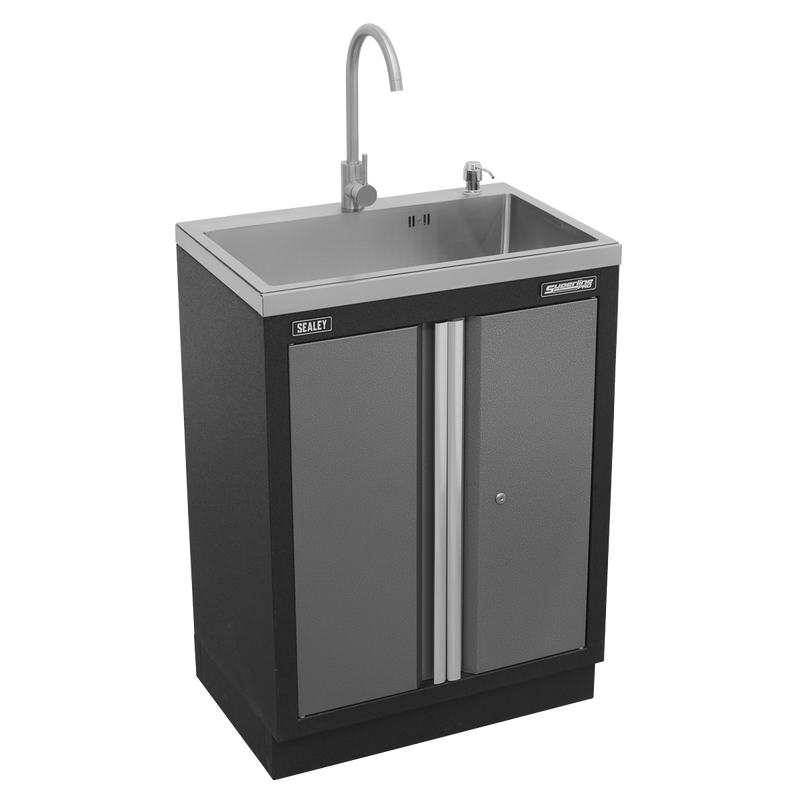 Sealey Superline PRO Modular Sink Unit 680mm with Mixer Tap