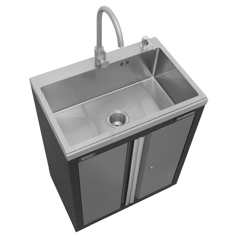 Sealey Superline PRO Modular Sink Unit 680mm with Mixer Tap