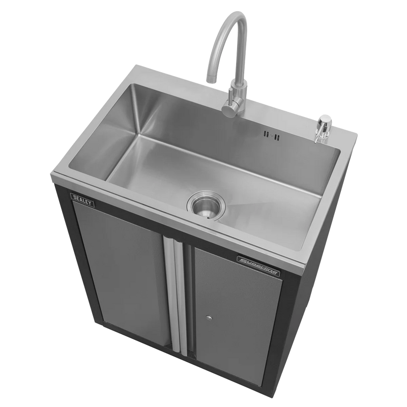 Sealey Superline PRO Modular Sink Unit 680mm with Mixer Tap