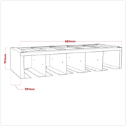 Sealey Superline PRO Power Tool Rack APMS69 - 680mm, 5 Bays