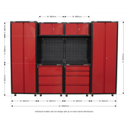 Sealey American PRO Storage System 2.6m Modular APMS80COMBO2