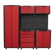 Sealey American PRO Modular Storage System 2.0m with Lock & Worktop