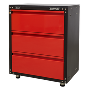 Sealey American PRO Modular Cabinet with Worktop 3 Drawer 665mm