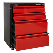 Sealey American PRO Modular Cabinet with Worktop 4 Drawer 665mm