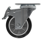 Sealey Castor Wheel Kit APMSC7 125mm Heavy-Duty 480KG