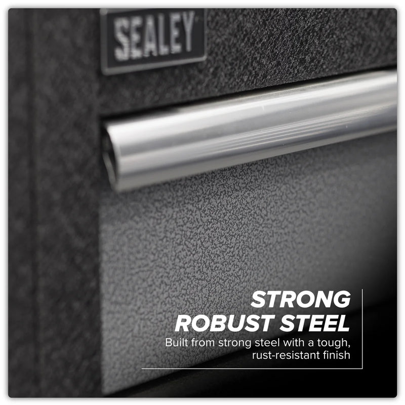 Sealey Superline PRO Storage System 1.96m with Pressed Wood Worktop