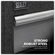 Sealey Superline PRO Storage System 2.04m with Stainless Steel Worktop