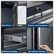 Sealey Superline PRO Storage System 2.04m with Stainless Steel Worktop