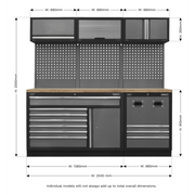 Sealey Superline PRO Modular Storage System Combo APMSSTACK14W 2040mm