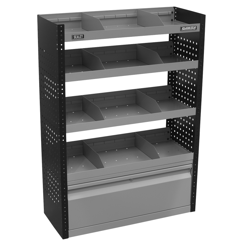 Sealey Superline PRO Modular Flat Shelf Van Storage System 850x300mm