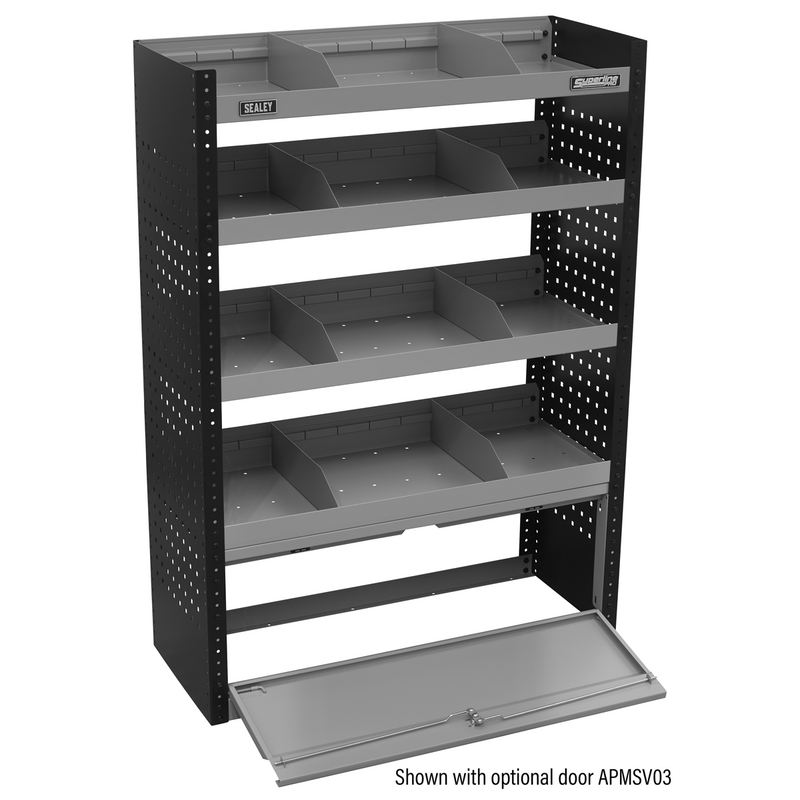 Sealey Superline PRO Modular Flat Shelf Van Storage Unit 926mm