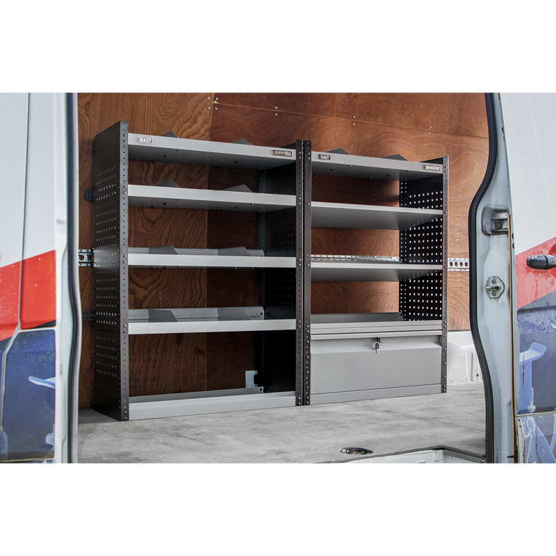 Sealey Superline PRO Modular Flat Shelf Van Storage Unit 926mm