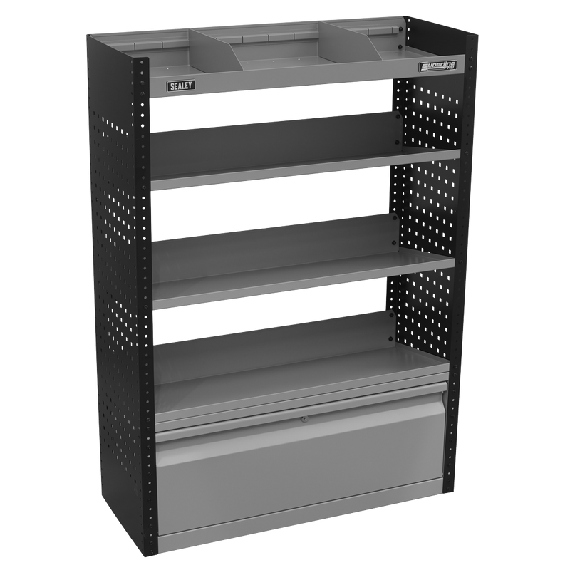 Sealey Superline PRO Modular Slanted Shelf Van Storage System 850x300mm