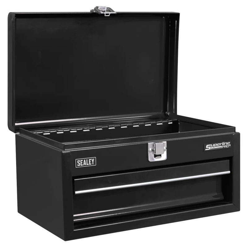 Sealey Superline PRO Mini Toolbox with Drawer - Black, 260x166x142mm
