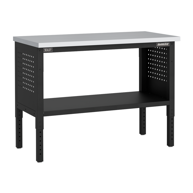 Sealey Superline PRO Modular Adjustable Height Workbench 1265mm Stainless Steel