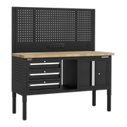Sealey Superline PRO Modular Workbench 1525mm with 3 Drawers & Cupboard