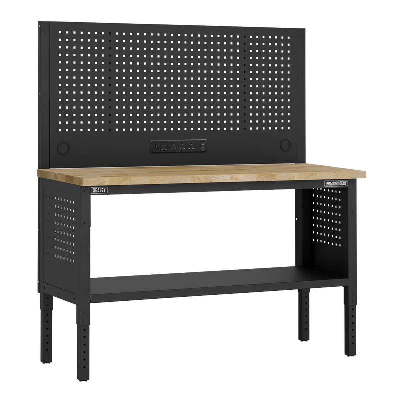 Sealey Superline PRO Modular Workbench 1265mm with Pegboard Back Panel