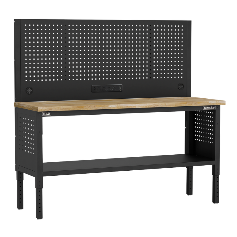 Sealey Superline PRO Modular Workbench 1830mm with Pegboard & Power Bar