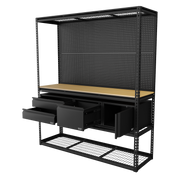 Sealey Heavy-Duty Workbench & Racking Kit 1820mm with 300kg Capacity