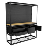 Sealey Heavy-Duty Workbench & Racking Kit 1820mm with 300kg Capacity