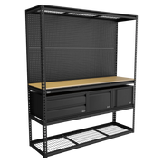 Sealey Heavy-Duty Workbench & Racking Kit 1820mm with 300kg Capacity