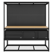 Sealey Heavy-Duty Workbench & Racking Kit 1820mm with 300kg Capacity