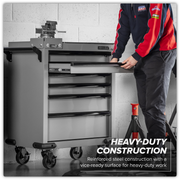 Sealey Superline PRO® Rollcab 6 Drawer with 100mm Vice