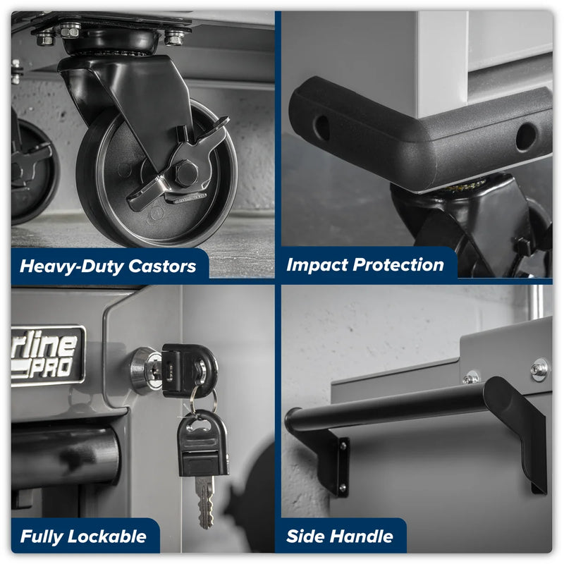 Sealey Superline PRO® Rollcab 6 Drawer with 100mm Vice