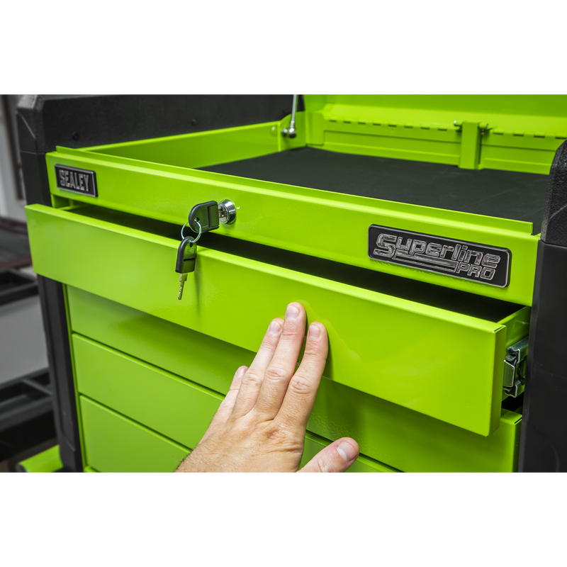 Sealey Superline PRO Tool Chest 4 Drawer Green APPD4G 662mm