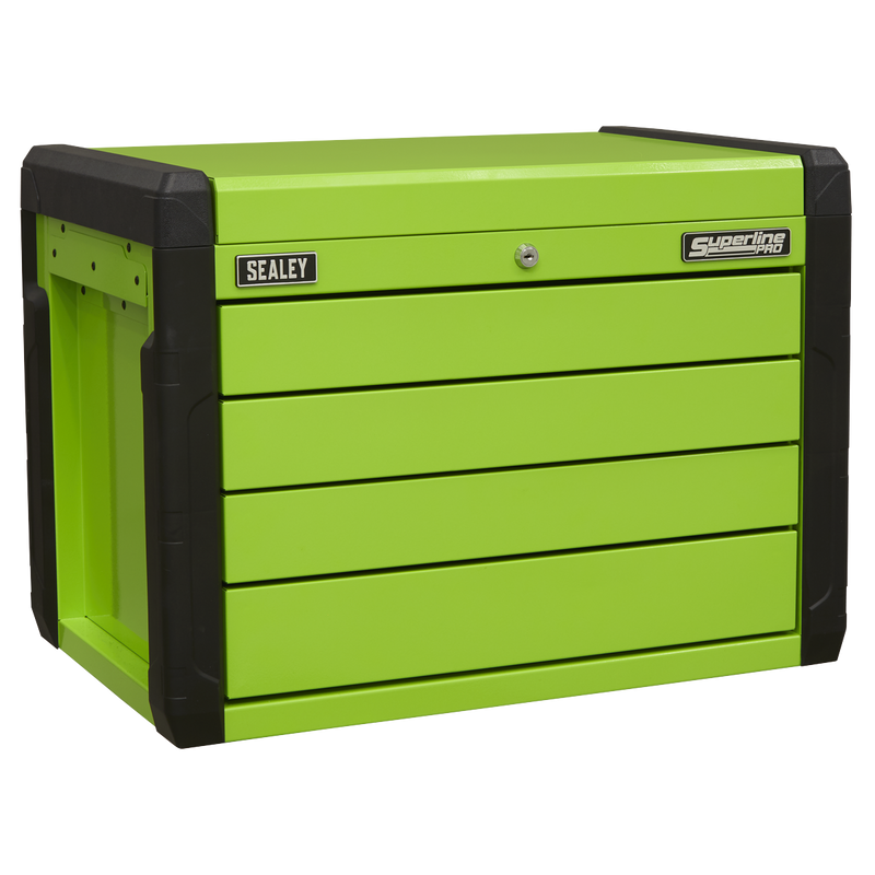 Sealey Superline PRO Tool Chest 4 Drawer Green APPD4G 662mm