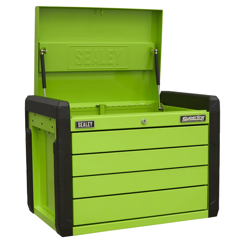 Sealey Superline PRO Tool Chest 4 Drawer Green APPD4G 662mm