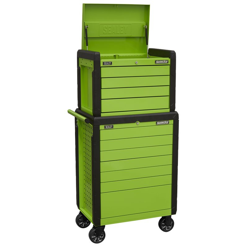 Sealey Superline PRO Tool Chest & Rollcab 11 Drawer 702x477x1470mm Green