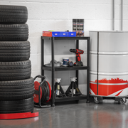 Sealey Plastic Racking Unit APPR3 75kg Capacity 3 Shelves