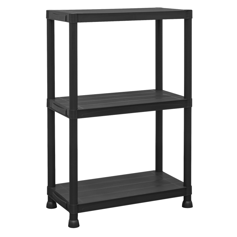 Sealey Plastic Racking Unit APPR3 75kg Capacity 3 Shelves