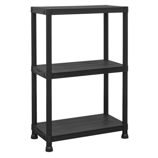 Sealey Plastic Racking Unit APPR3 75kg Capacity 3 Shelves