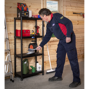 Sealey Plastic Racking Unit APPR4 100kg Capacity 4 Shelves
