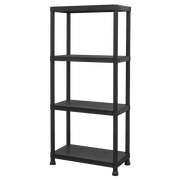 Sealey Plastic Racking Unit APPR4 100kg Capacity 4 Shelves