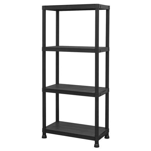 Sealey Plastic Racking Unit APPR4 100kg Capacity 4 Shelves