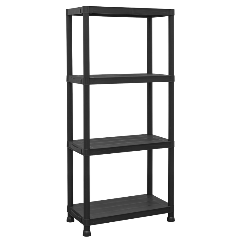 Sealey Plastic Racking Unit APPR4 100kg Capacity 4 Shelves