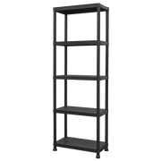 Sealey Plastic Racking Unit APPR5 125kg Capacity 5 Shelves