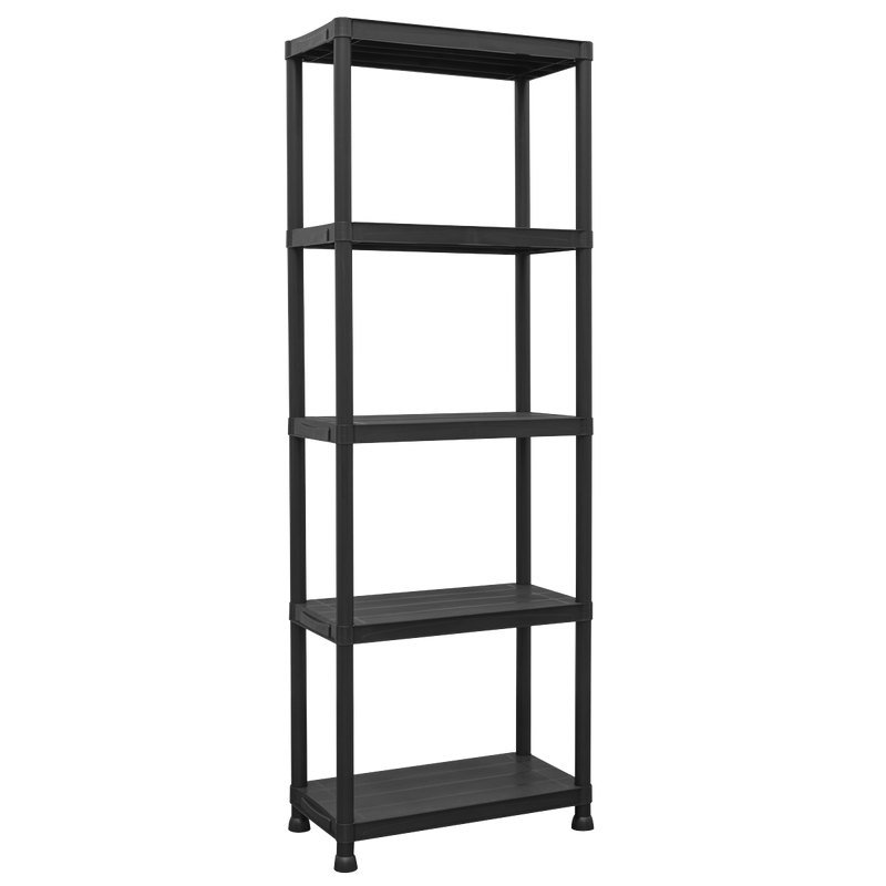 Sealey Plastic Racking Unit APPR5 125kg Capacity 5 Shelves