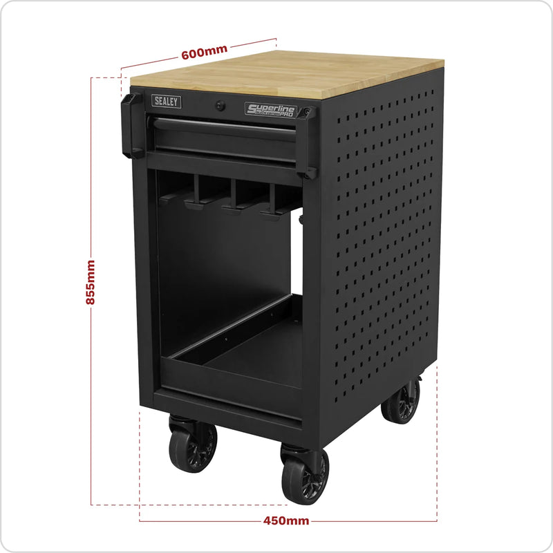 Sealey Superline PRO Tool Rack Trolley APPTR8 450mm Heavy Duty
