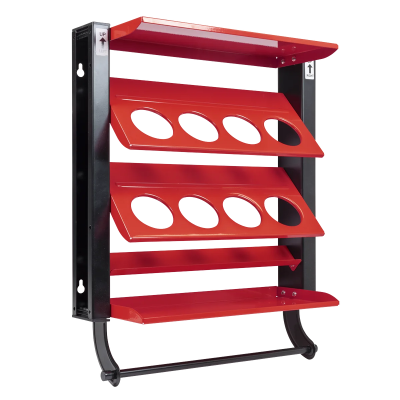 Sealey Spray Can Storage Rack 8 Holders Ø70mm