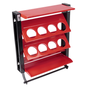Sealey Spray Can Storage Rack 8 Holders Ø70mm