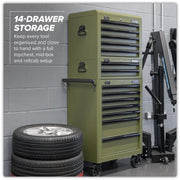 Sealey Tool Chest Combination 14 Drawer - Khaki