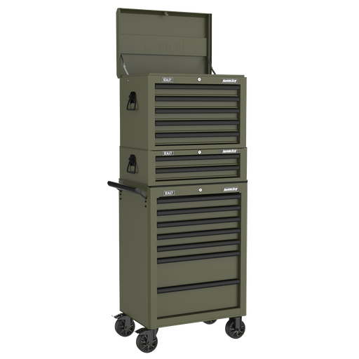 Sealey Tool Chest Combination 14 Drawer - Khaki