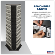 Sealey Rotating Storage Cabinet System 144 Drawer 450x520x1230mm